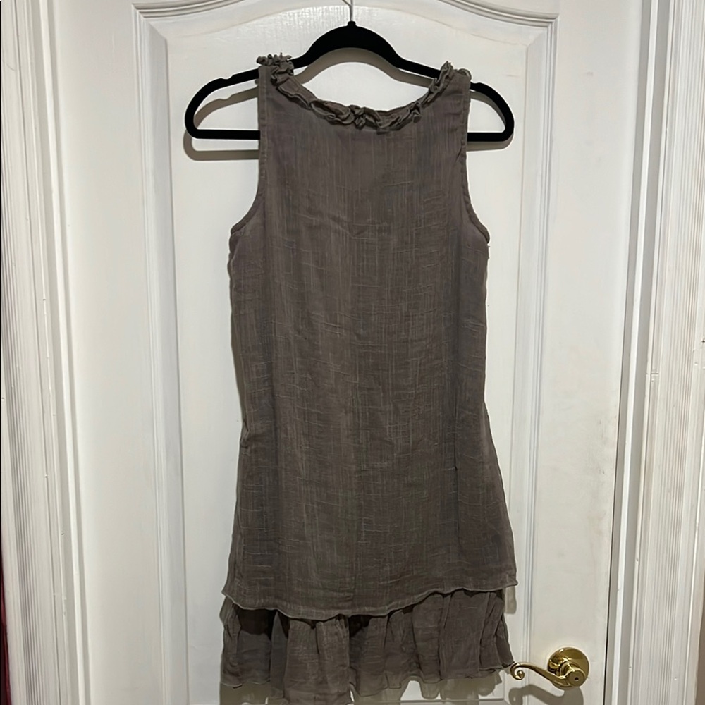 Blue Bird Gray Women's Dress - Picture 4 of 6